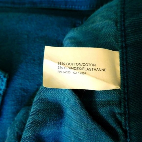 GAP Turquoise Jeans Size 14/32 - Picture 7 of 7